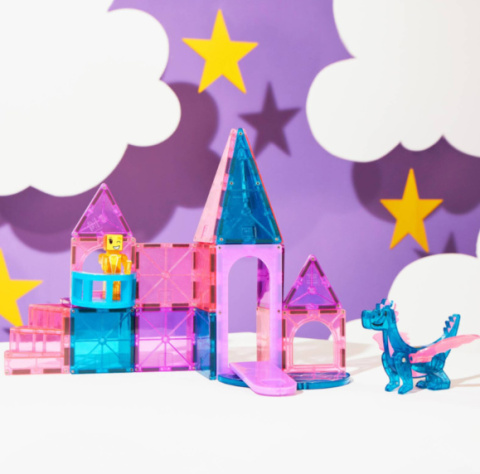 MAGNA-TILES KLOCKI MAGNETYCZNE ZAMEK 25 el