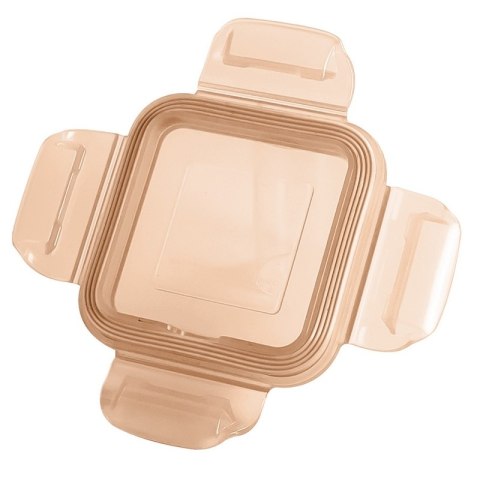 Pojemniki szklane kwadratowe ECO-friendly 4x160ml - Królik