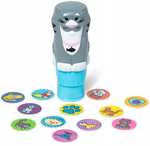 STICKER WOW! STEMPELKI Z NAKLEJKAMI KOTEK Melissa & Doug