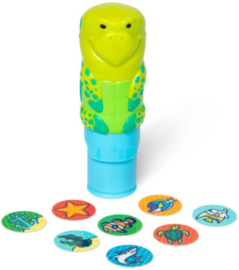 STICKER WOW! STEMPELKI Z NAKLEJKAMI ŻÓŁW Melissa & Doug