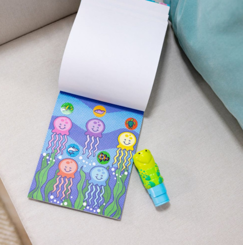 STICKER WOW! STEMPELKI Z NAKLEJKAMI ŻÓŁW Melissa & Doug