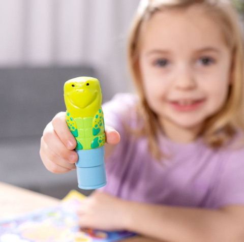 STICKER WOW! STEMPELKI Z NAKLEJKAMI ŻÓŁW Melissa & Doug