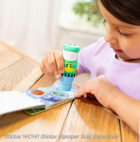 STICKER WOW! Uzupełnienie z książeczką- Dinozaury Melissa&Doug
