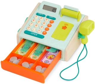 B.TOYS Mini KASA FISKALNA ze skanerem i czytnikiem kart płatniczych