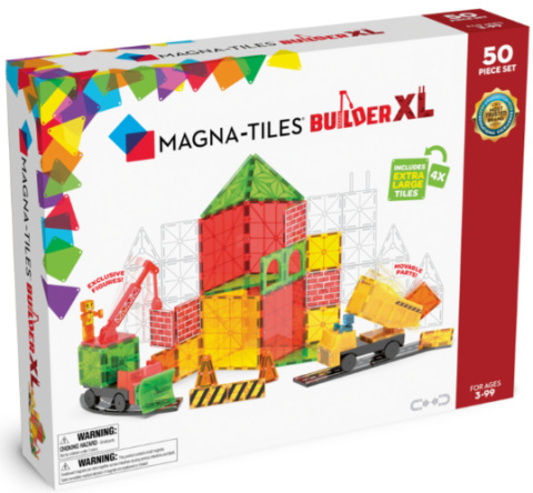 MAGNA-TILES Klocki Magnetyczne Builder XL 50 el.