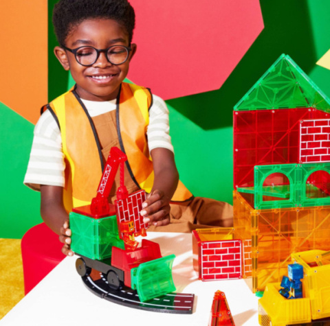 MAGNA-TILES Klocki Magnetyczne Builder XL 50 el.