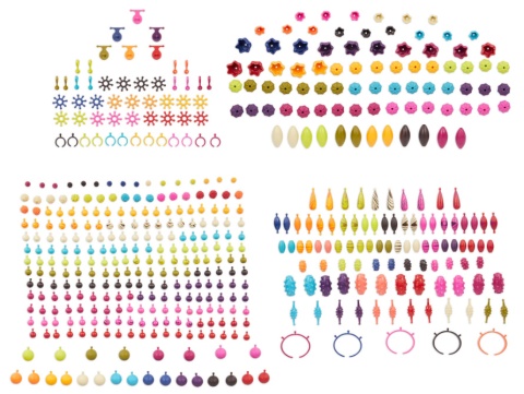 B.TOYS Pop-Arty! – zestaw do tworzenia biżuterii – 500 elementów