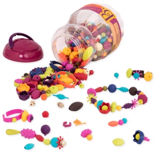 B.TOYS Pop-Arty! – zestaw do tworzenia biżuterii – 500 elementów