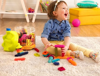 B.TOYS Stackadoos in Jar – klocki jeżyki w słoju