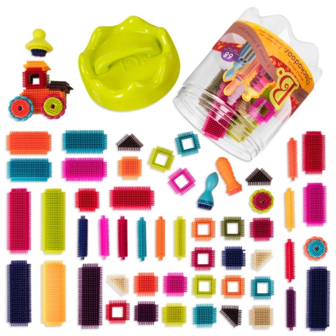 B.TOYS Stackadoos in Jar – klocki jeżyki w słoju