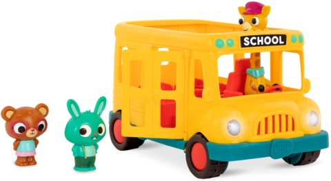 B.TOYS Muzyczny autobus szkolny z żyrafą i wesołymi pasażerami