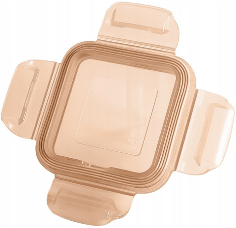 MINILAND Pojemniki kwadratowe 4x160ml - Królik