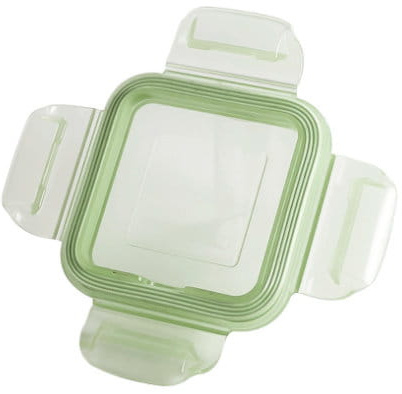 MINILAND Pojemniki szklane kwadratowe 4x160ml - Wiewiórka