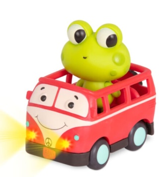 B.TOYS Zestaw 3 miękkich AUTEK sensorycznych z pasażerami