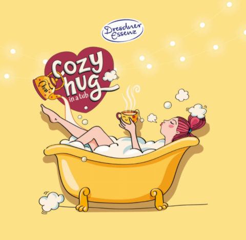 COZY HUG IN A TUB - PŁYN DO KĄPIELI 40ML DRESDNER ESSENZ