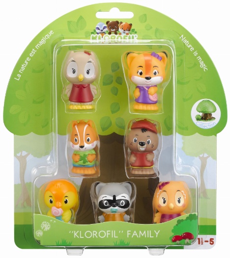 Klorofil Zwierzątka Zestaw 7 figurek