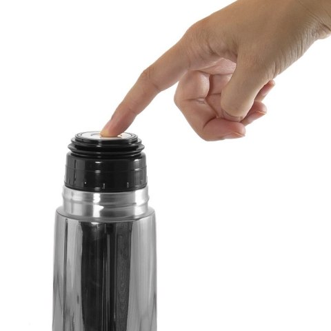 Termos dla dziecka + butelka dla rodzica Deluxe 500ml - srebrne