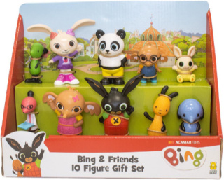BING Zestaw 10 Figurek Bing i Przyjaciele