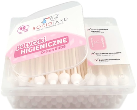 BOCIOLAND PATYCZKI DO USZU 60 SZT