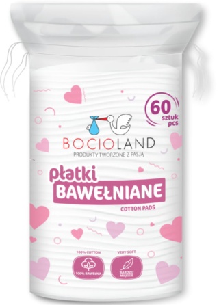 BOCIOLAND PŁATKI BAWEŁNIANE 60 SZT