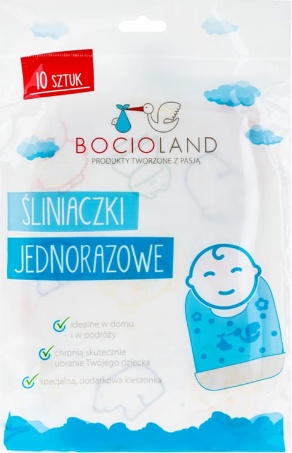 BOCIOLAND ŚLINIAKI JEDNORAZOWE OP. 10 SZT
