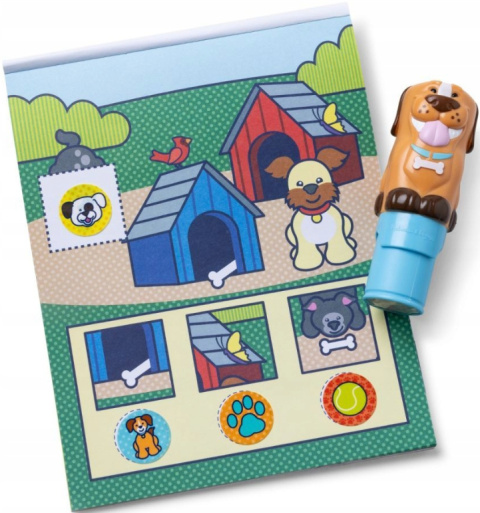 Sticker WOW! Stempelki naklejkami DWUPAK zestaw PIES i KOT 900szt