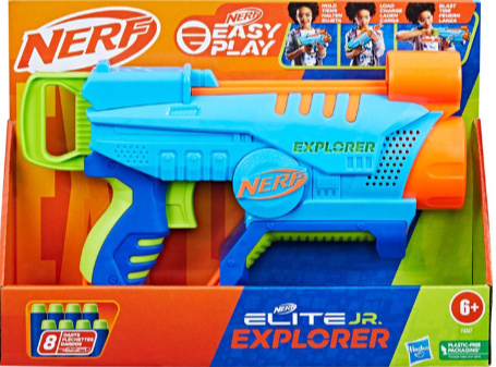 NERF Elite JR Explorer pistolety i wyrzutnie