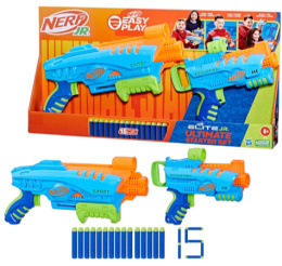 NERF Elite JR Ultimate Starter Set pistolety i wyrzutnie