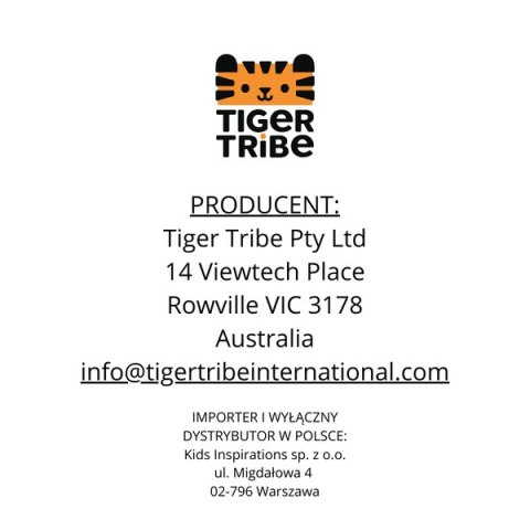 Tiger Tribe Zmywalne Markery dla Dzieci