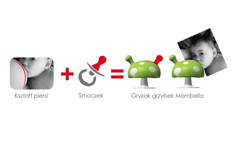 Mombella Gryzak Grzybek Mushroom Chimney Red