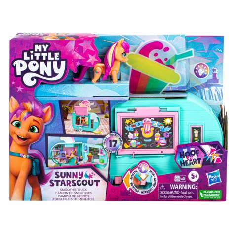 MY LITTLE PONY Sunny I Ciężarówka Ze Smoothie, pojazd z figurką