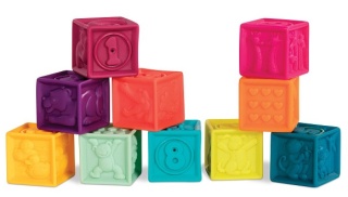 B.TOYS Elemenosqueeze klocki miękkie zestaw duży
