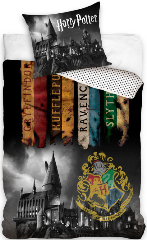 HARRY POTTER HOGWART POŚCIEL MŁODZIEŻOWA 140x200