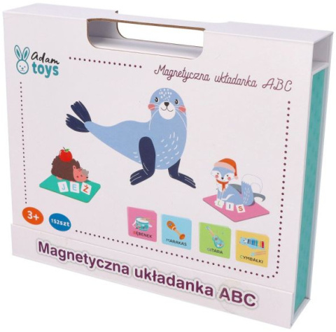 OUTLET MAGNETYCZNA UKŁADANKA ABC LITERKI NAUKA PISANIA ADAM TOYS