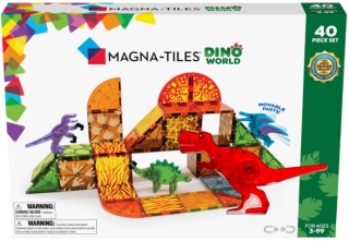 MAGNA-TILES Klocki Magnetyczne Dino World 40 el.
