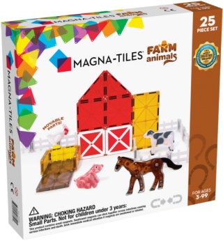 MAGNA-TILES Klocki Magnetyczne Farm Animals 25 el.