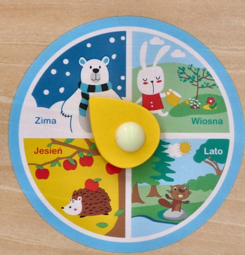 OUTLET ADAM TOYS Kalendarz Drewniany NEW