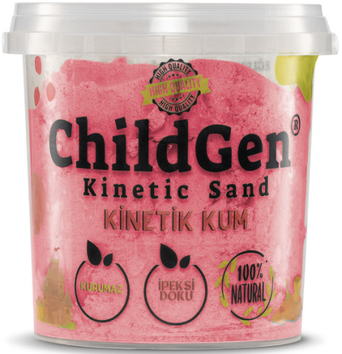 ChildGen Piasek kinetyczny 100% NATURALNY 500g RÓŻOWY