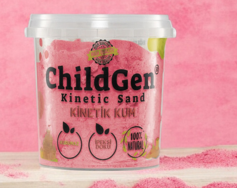 ChildGen Piasek kinetyczny 100% NATURALNY 500g RÓŻOWY