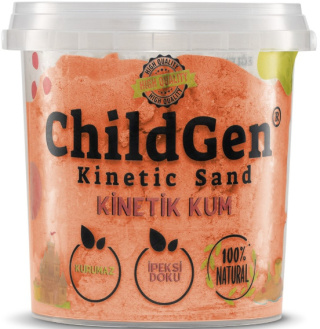 ChildGen Piasek kinetyczny 100% naturalny 500g POMARAŃCZOWY