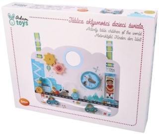 OUTLET ADAM TOYS SENSORYCZNA TABLICA MANIPULACYJNA