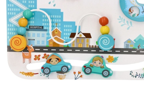 OUTLET ADAM TOYS SENSORYCZNA TABLICA MANIPULACYJNA