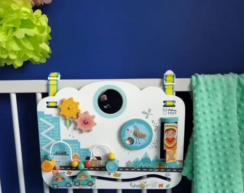 OUTLET ADAM TOYS SENSORYCZNA TABLICA MANIPULACYJNA