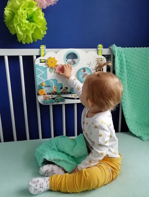 OUTLET ADAM TOYS SENSORYCZNA TABLICA MANIPULACYJNA