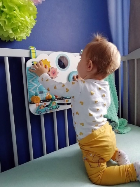 OUTLET ADAM TOYS SENSORYCZNA TABLICA MANIPULACYJNA