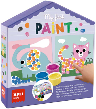 Mój pierwszy zestaw artystyczny Apli Kids - Malowanie palcami