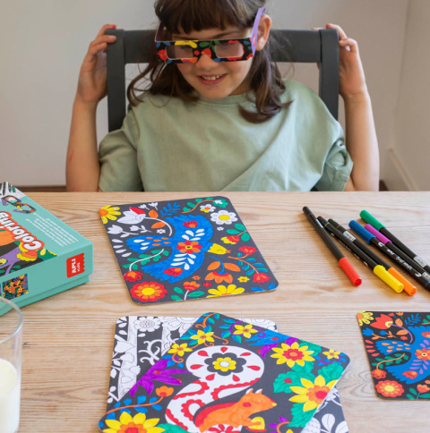 Zestaw artystyczny z okularami Apli Kids Kolorowanie 3D Zestaw artystyczny z okularami Apli Kids Kolorowanie 3D
