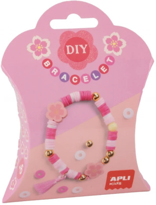 Zestaw do robienia bransoletek DIY Apli Kids - Kwiaty