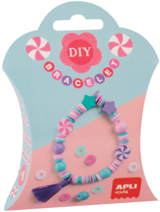 Zestaw do robienia bransoletek DIY Apli Kids - Słodycze