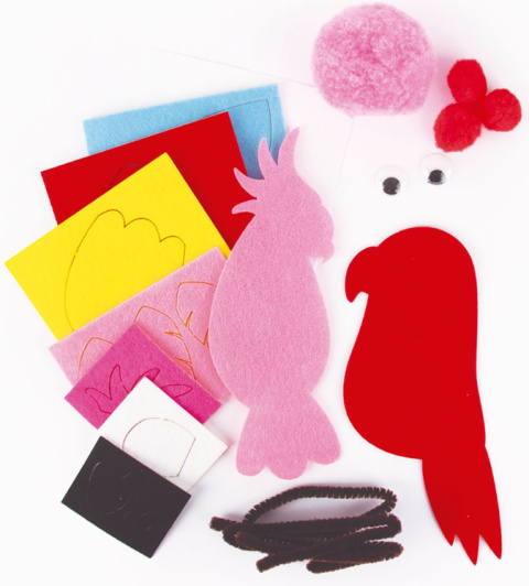 Zestaw kreatywny DIY Craft Kit Apli Kids - Filcowe Ptaki Zestaw kreatywny DIY Craft Kit Apli Kids - Filcowe Ptaki